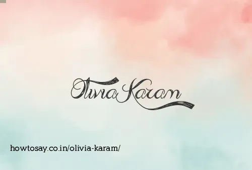 Olivia Karam