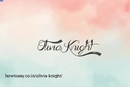 Olivia Knight