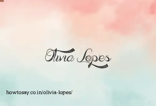 Olivia Lopes