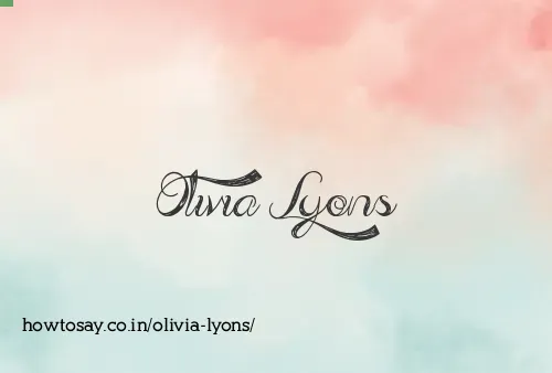 Olivia Lyons