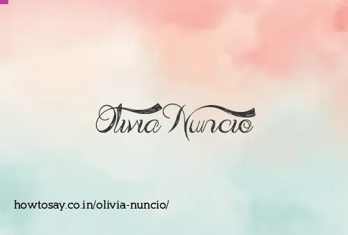 Olivia Nuncio
