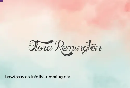 Olivia Remington