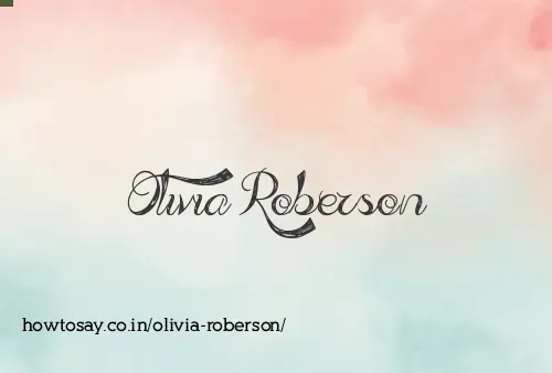 Olivia Roberson