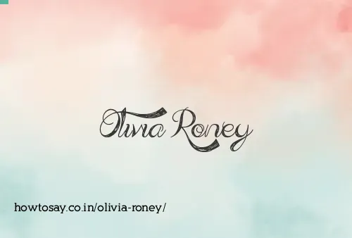 Olivia Roney