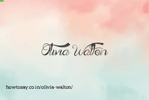 Olivia Walton