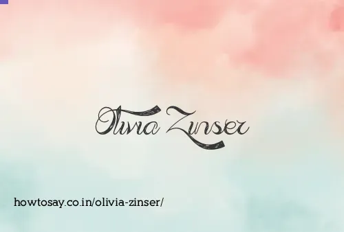Olivia Zinser