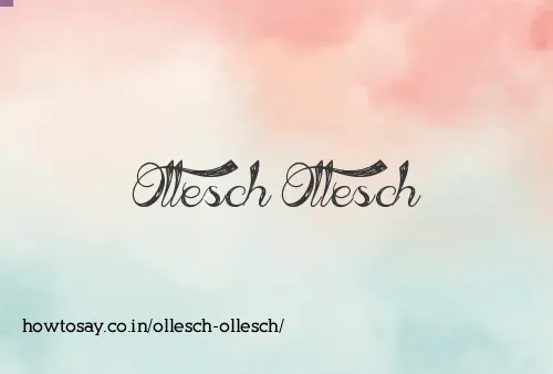 Ollesch Ollesch