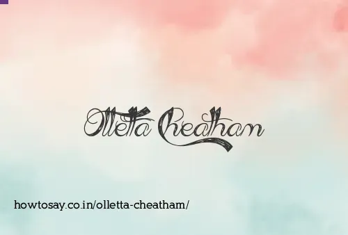 Olletta Cheatham