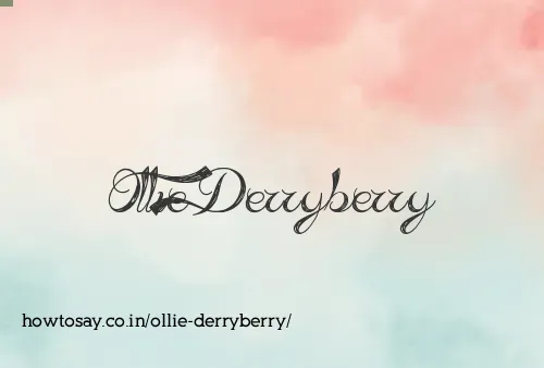 Ollie Derryberry