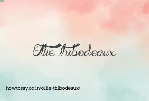 Ollie Thibodeaux