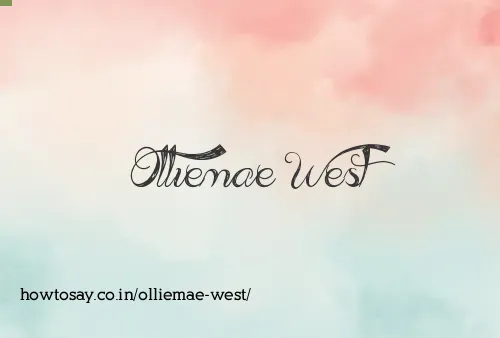 Olliemae West