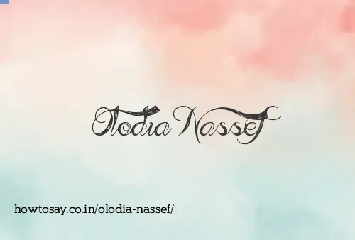Olodia Nassef