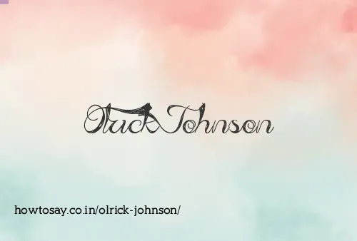 Olrick Johnson