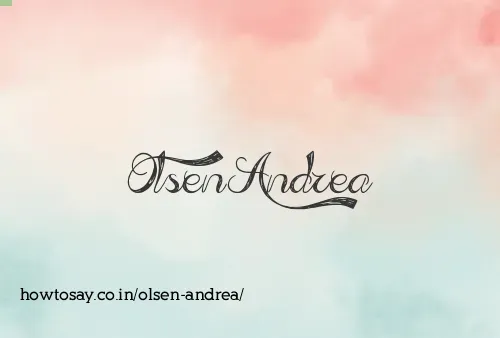 Olsen Andrea