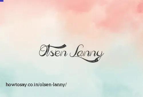 Olsen Lanny