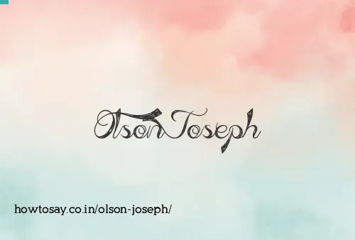 Olson Joseph