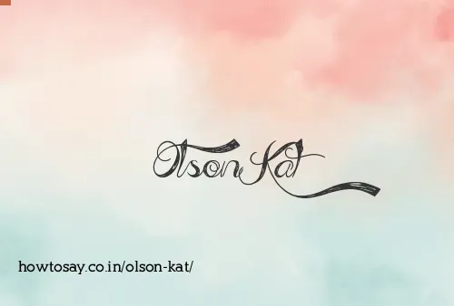 Olson Kat