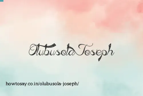 Olubusola Joseph