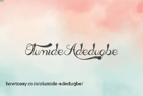 Olumide Adedugbe