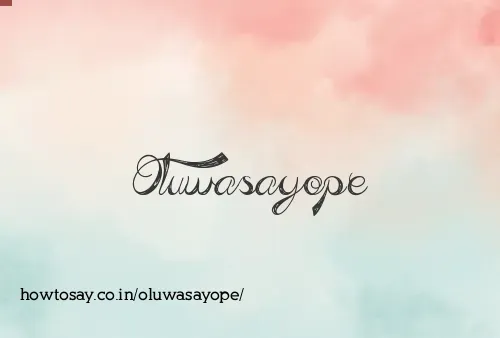 Oluwasayope