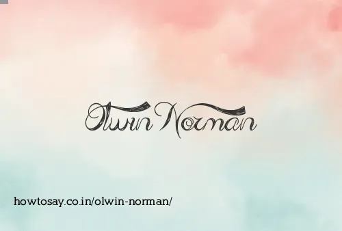 Olwin Norman