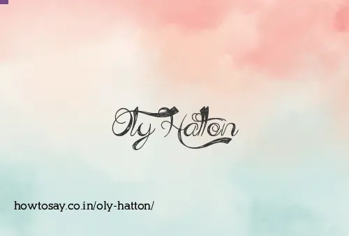 Oly Hatton
