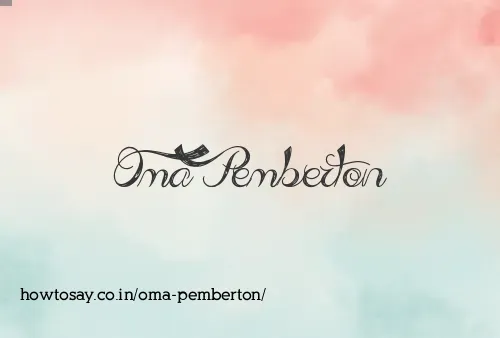 Oma Pemberton