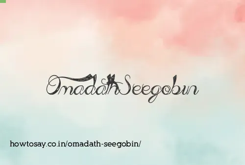 Omadath Seegobin