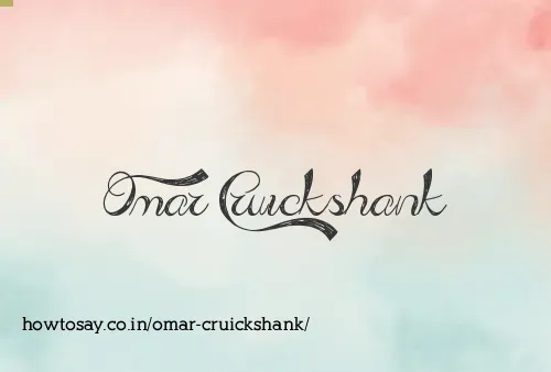 Omar Cruickshank