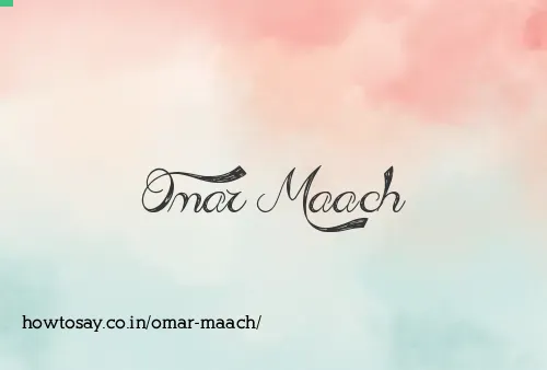 Omar Maach
