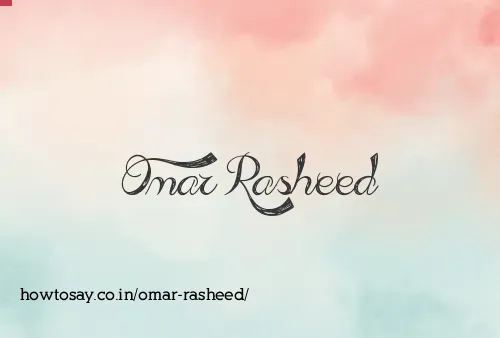 Omar Rasheed