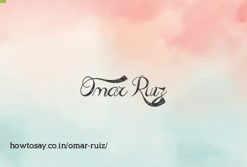 Omar Ruiz