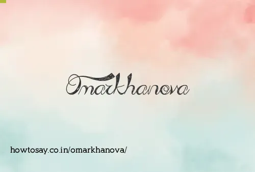Omarkhanova