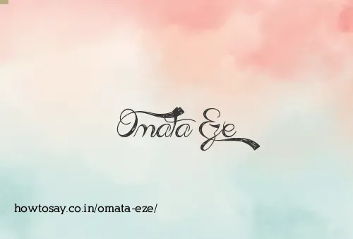 Omata Eze