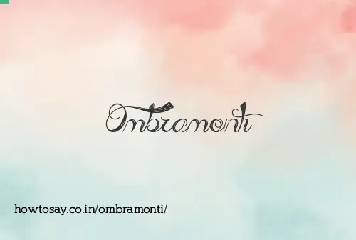 Ombramonti