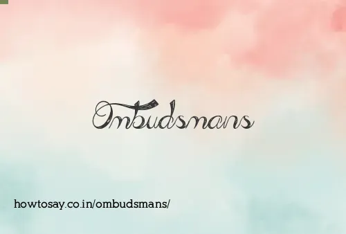 Ombudsmans