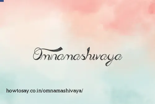 Omnamashivaya