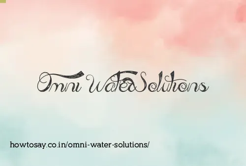 Omni Water Solutions