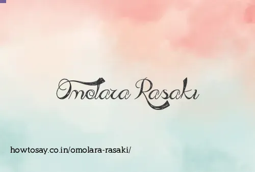 Omolara Rasaki