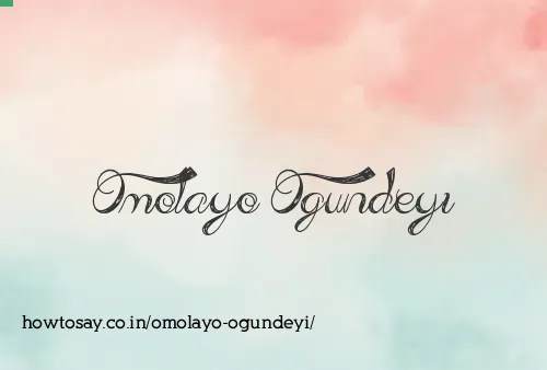 Omolayo Ogundeyi