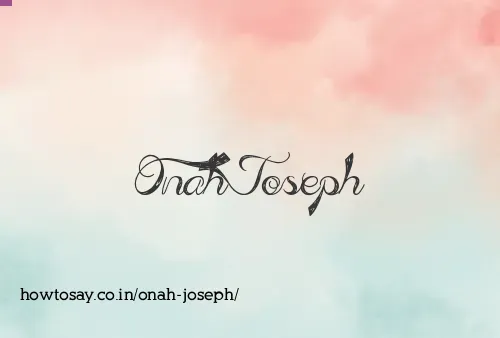 Onah Joseph