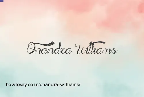 Onandra Williams