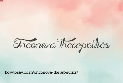 Onconova Therapeutics