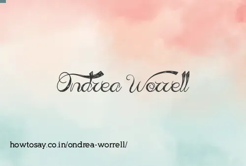 Ondrea Worrell