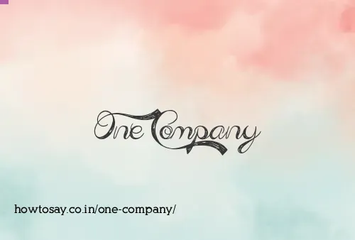 One Company