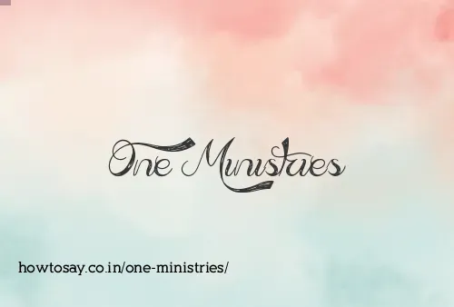 One Ministries
