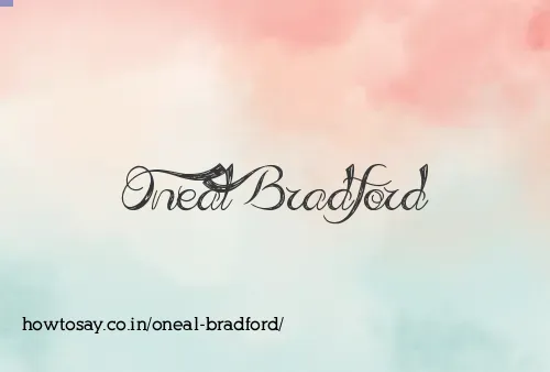 Oneal Bradford