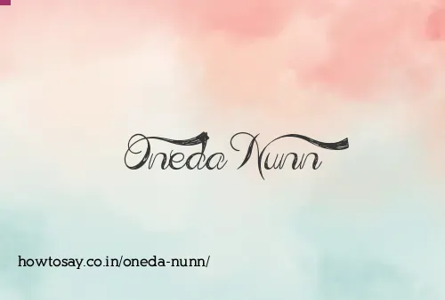 Oneda Nunn