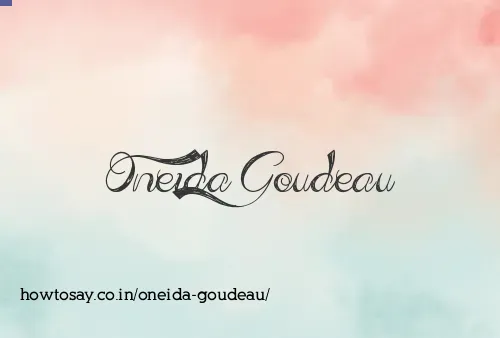 Oneida Goudeau