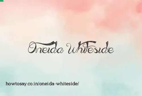 Oneida Whiteside